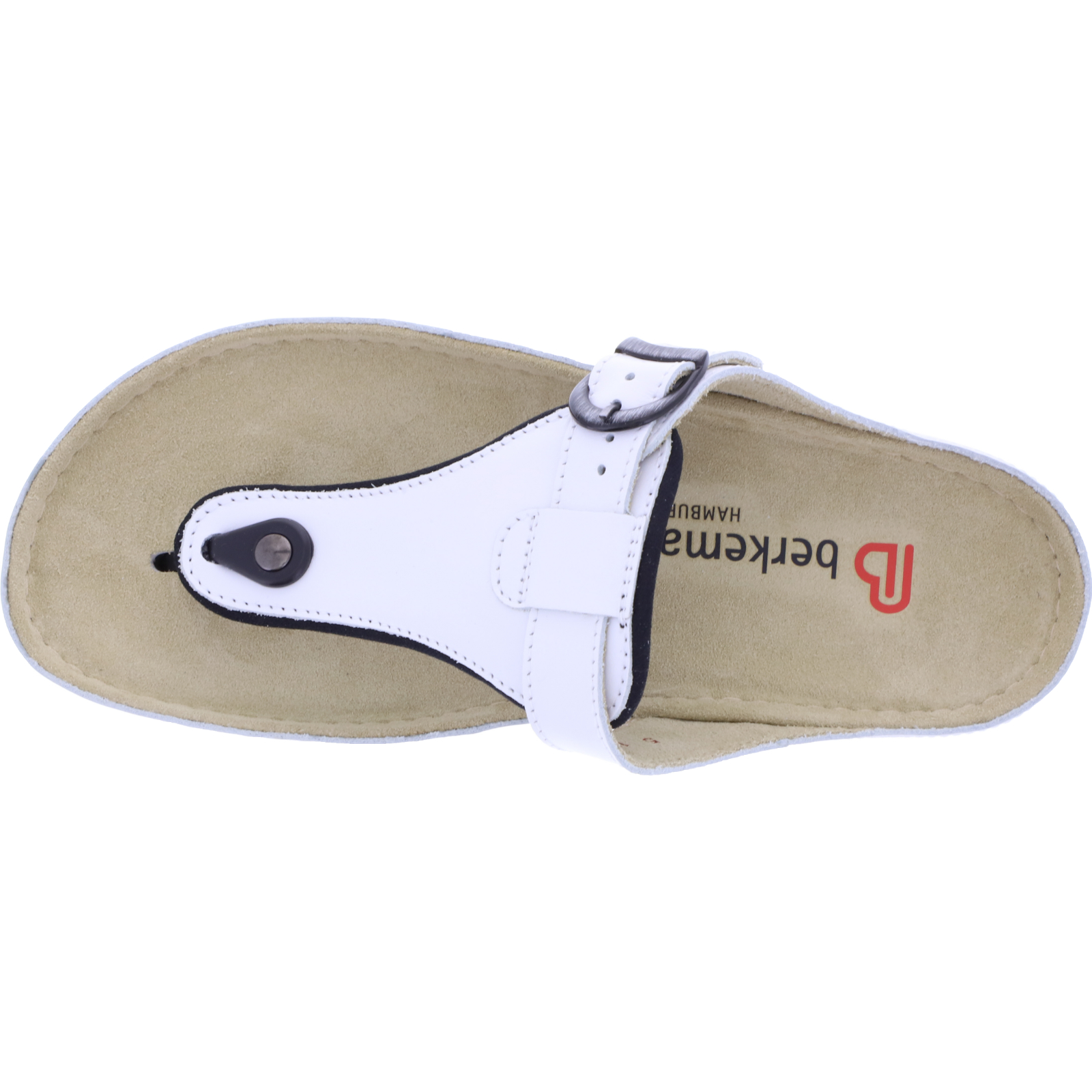 Berkemann Mila, Ciabatte Donna, Weiß 100, 37 EU