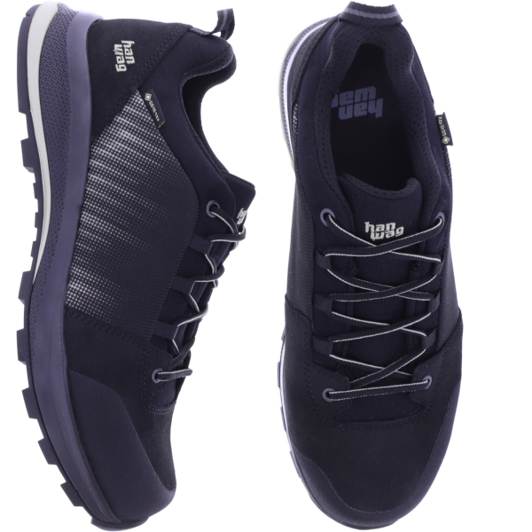 Hanwag | Modell: Klarsby Low Bunion GTX | Black-Frost | GoreTex | Herren Wanderschuhe