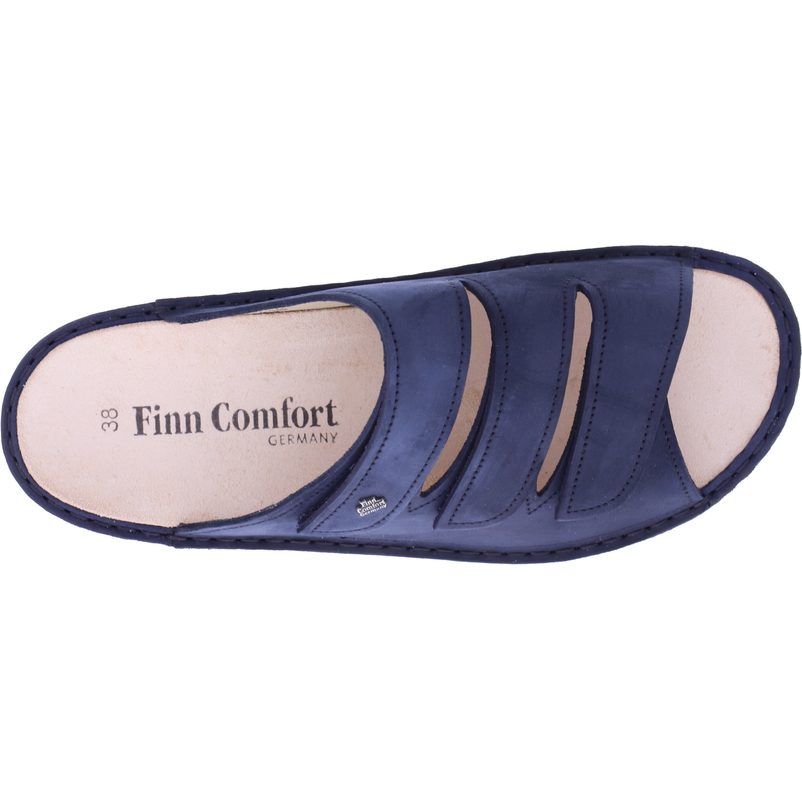 Finn Comfort Korfu Marine Blau Leder Wechselfussbett Unisex finn-comfort-korfu-marine-blau-leder-wechselfussbett-unisex