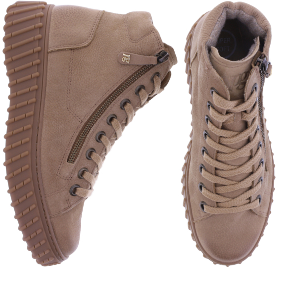 Paul Green | 5446-038 | Tan-Cognacbraun | Weiches Kalbsleder | Damen Booties