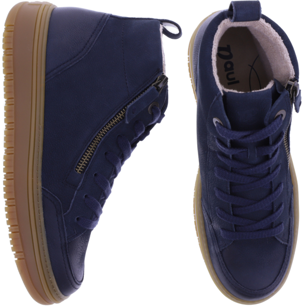 Paul Green | 5289-068 | Space-Dunkelblau | Wechselfußbett | Kalbsleder | Damen Booties