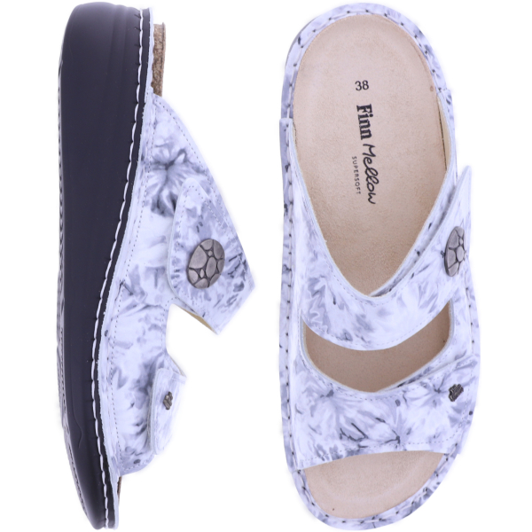 Finn Comfort | Moorea | Grey Muster | "Mellow-Supersoft" | Wechselfußbett | 02642-791218 | Damen
