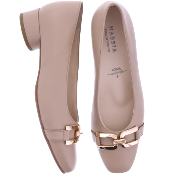 Hassia | Roma | Machiato-Braun | Lammleder | Wechselfußbett | 9-302630-2700 | Damen Pumps
