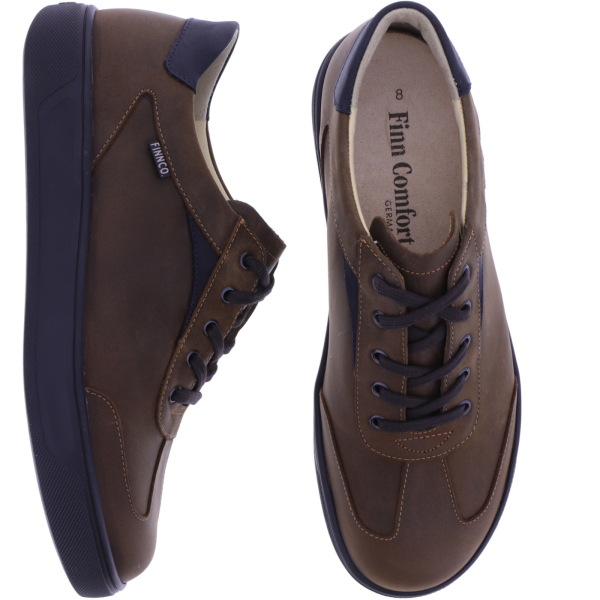 Finn Comfort | Interlagos | Barrel-Marine | Leder | Wechselfußbett | 02791-902991 | Herren Sneaker