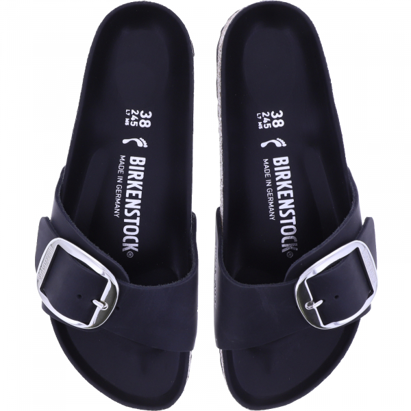 Birkenstock / Modell: Madrid Big Buckle / Black / Weite: Schmal / Art: 1006523 / Damen Sandalen