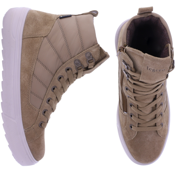Legero | Milena | Palude-Beige | Weite: H | Veloursleder-GoreTex | Damen Stiefeletten