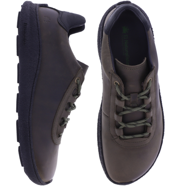 El Naturalista | Oroel | N5434 | Kaki-Khaki geöltes Nubukleder | Herren Barfußschuhe