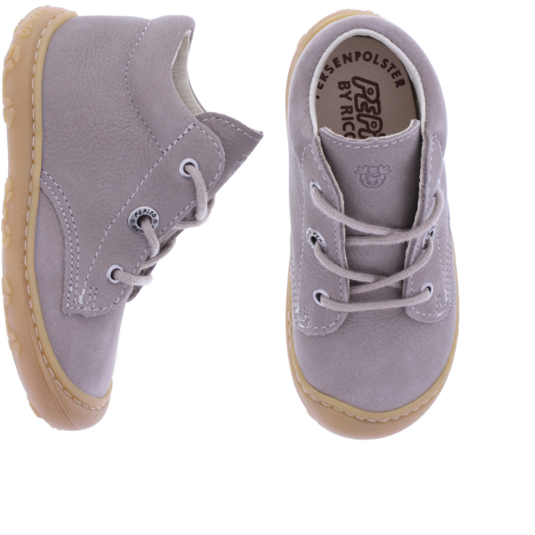 Pepino by Ricosta | Cory | Kies-hellgrau | Mittel | Leder | Lederfutter | Kinder Lauflerner