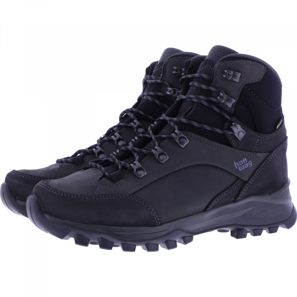Hanwag / Modell: Banks GTX / Asphalt-Asphalt / Nubukleder / Gore-Tex / Herren Wanderstiefel