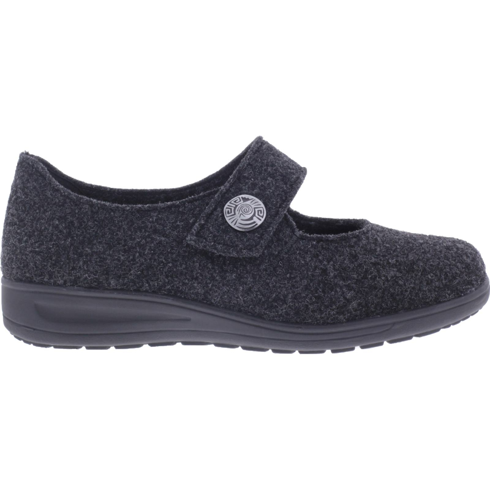 Solidus Kate Anthrazit Filz Weite: K 29066 20635 Damen Kletter Hauschuhe Solidus Kate Anthrazit Filz Weite: K 29066 20635 Damen Kletter Hauschuhe