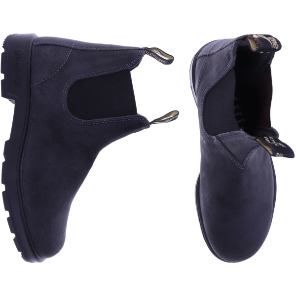 Blundstone | 1910 | Steel Grey Waxed Suede | Premiumleder | Original 500er Serie | Chelsea Boots