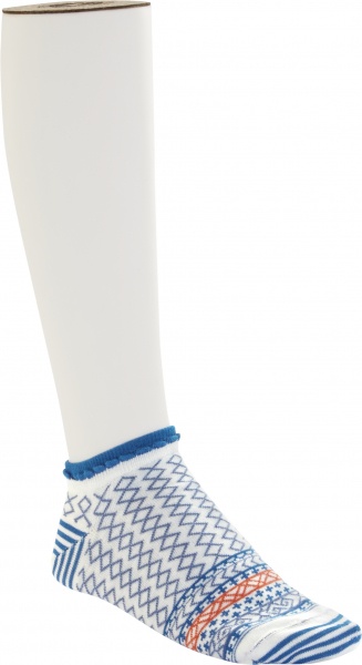 Birkenstock Damen Sneaker Socken - Cotton Ethno Summer Sneaker - Light Blue
