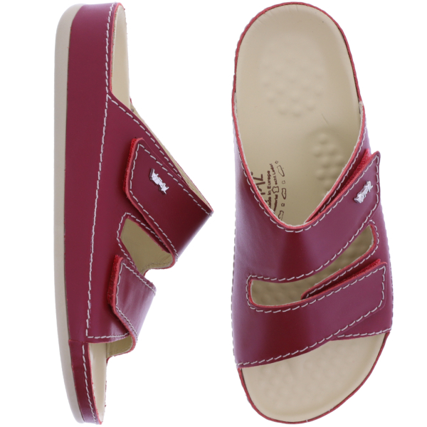 Vital Schuhe | Vital Classic | Rot | Nappaleder | Weite: H | 4220938-2700 | Damen Pantolette