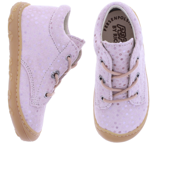 Pepino by Ricosta | Dots | Powder-Rosa | Mittel | Leder | Lederfutter | Kinder Lauflerner