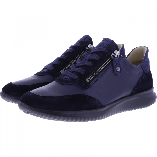 1621141-4747Hartjes / Modell: Breeze / Dunkelblau Leder / Weite: G / 1621141-4747 / Damen Sneakers