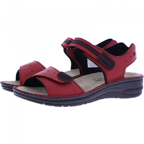 Berkemann / Modell: Leni / Signalrot Kalbsleder / Leisten: Lugano / Art: 03102-275 / Damen Sandalen