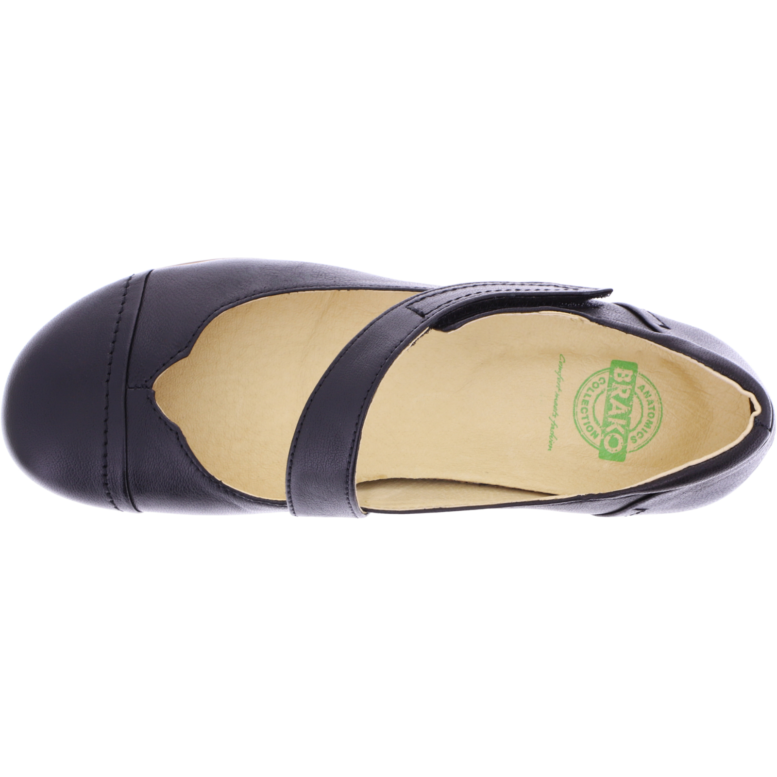 Brako - Bem - Negro-Schwarz - Leder - Brako 21412 - Damen Ballerinas