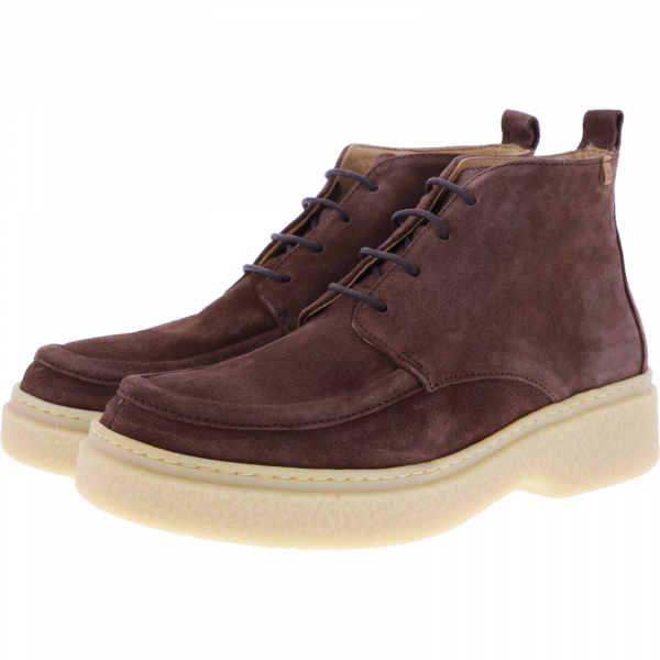 El Naturalista / Modell: N5902S Arpea / Chocolate-Braun Kalbsveloursleder / Damen Stiefeletten