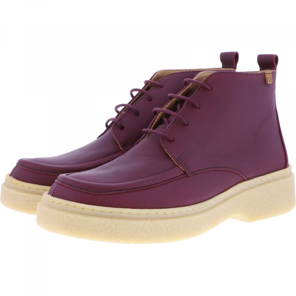 El Naturalista / Modell: N5902 Arpea / Cereza-Weinrot / Wax-Nappaleder / Damen Stiefelette