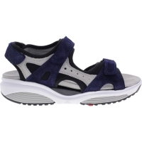 Xsensible Stretchwalker / Modell: Chios / Blau-Beige / Leder / Art: 300501-201 / Damen Sandalen