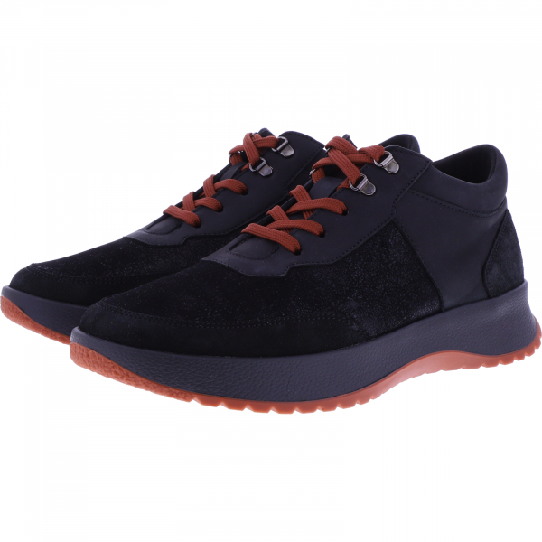 Berkemann / Modell: Sarinna / Tiefschwarz Leder-Stretch / Form: Valencia / 03702-911 / Damen