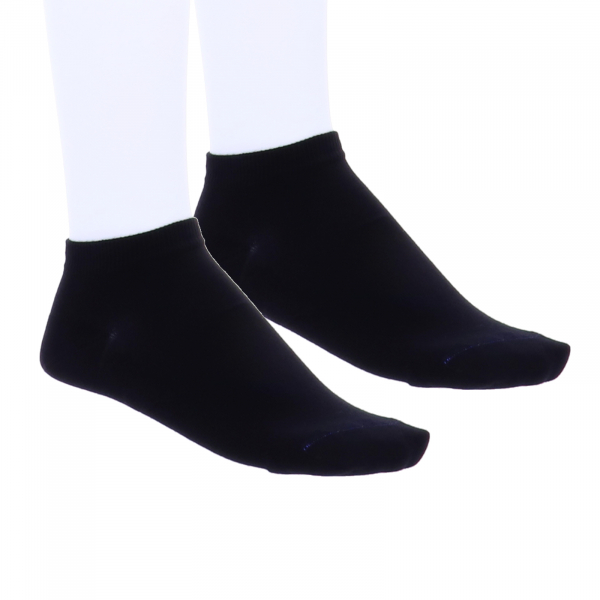 Birkenstock Damen Sneaker Socken - Cotton Sole Sneaker 2-Pack - Schwarz