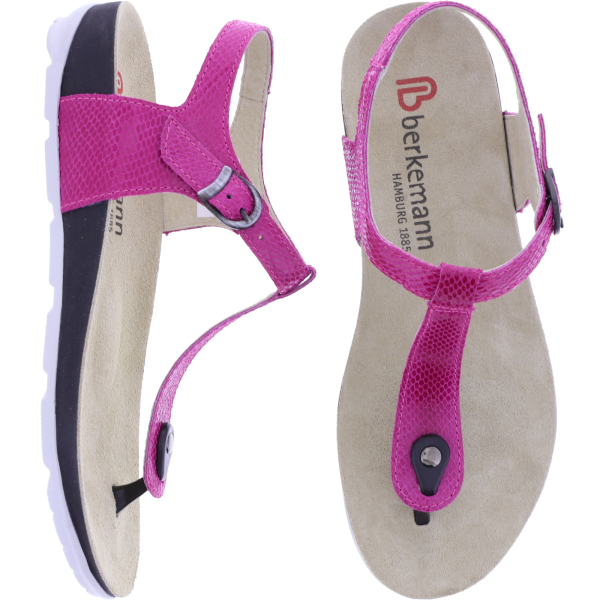 Berkemann | Modell: Kilia | City-Pink Leder | Leisten: Kimberly | 02116-082 | Zehensteg Sandale