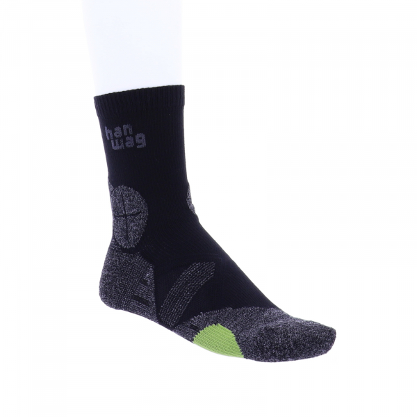 Hanwag / Wandersocken / Hanwag Hike Socken / Asphalt-Green / für Damen & Herren
