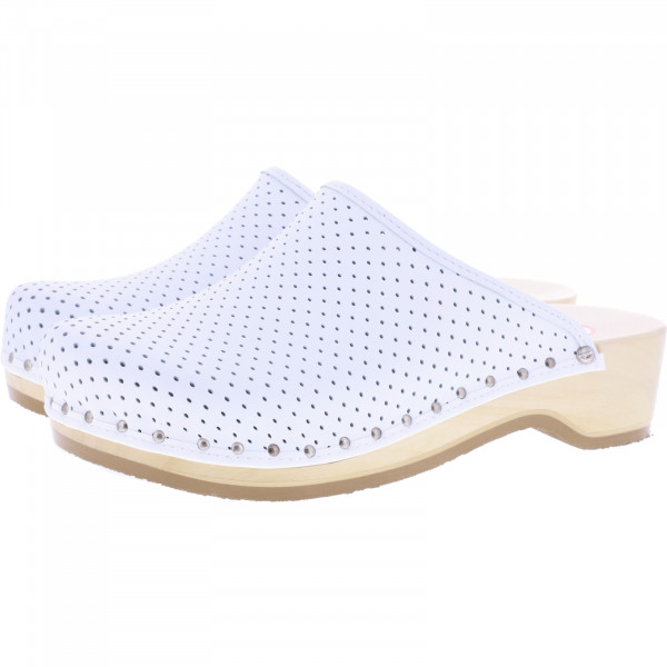 Berkemann / Standard-Toeffler / Weiß Kalbsleder / Art: 00400-100 / Unisex
