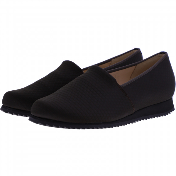 Hassia / Piacenza / Darkbrown Stretch / Wechselfußbett / Art: 2-301689-8600 / Damen Slipper