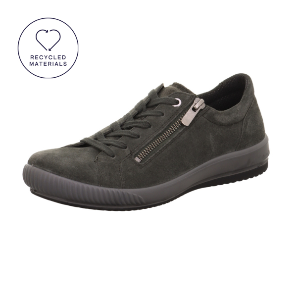 Legero | Tanaro 5.0 | Bean-Green-Grau | Weite: G | Veloursleder | Damen Schnürer