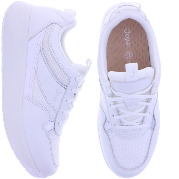 Joya | Allegra | White-Weiß | Leder-Textil | Weite: H | JY104A | Damen Aktiv Schuhe
