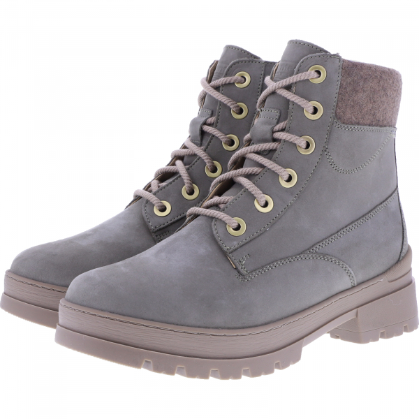 Ganter / Gela / Khaki Softnubuk / Schurwollfutter / Weite: G / Wechselfußbett / 6-205012-8900