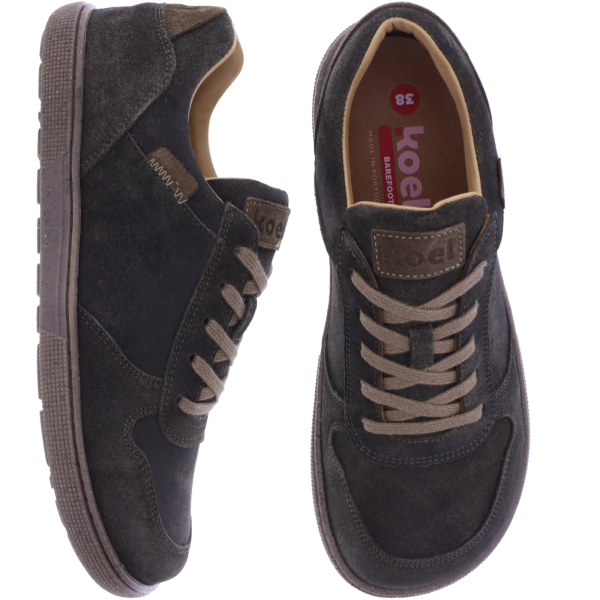 Koel | Francie | Green-Olive | Veloursleder | Damen Barfußschuhe