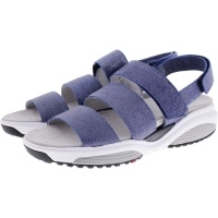 Xsensible Stretchwalker / Modell: Paros / Jeans-Metal / Leder / Art: 300525-257 / Damen Sandalen