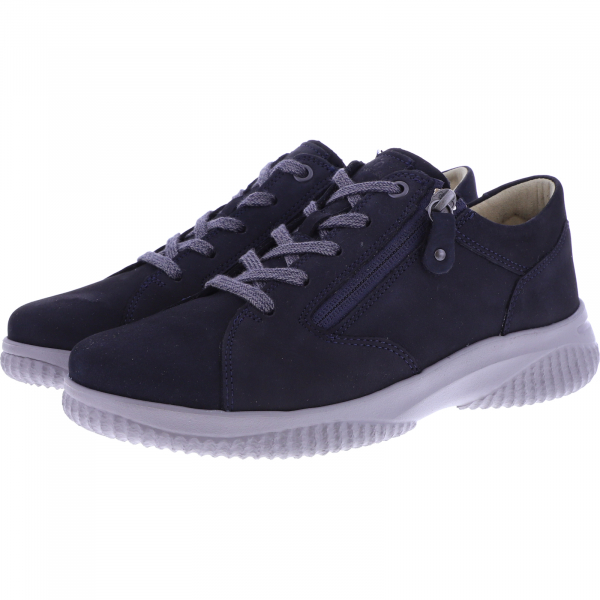 Hartjes Natural / Modell: Ethno Shoe / Dunkelblau Nubuk / Weite: G / 1621801-4700 / Damen Schnürer