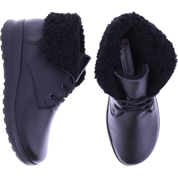 Berkemann | Felisa | Schwarz Leder | Warmfutter | Form: Vail | 05372-938 | Damen Bootie