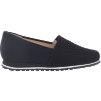 Hassia / Piacenza / Schwarz Stretch / Wechselfußbett / Art: 4-301687-0100 / Damen Slipper
