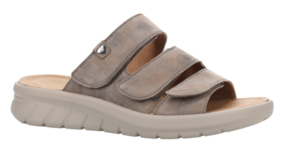 Hartjes | Calypso | Camel-Beige| Kalbsleder | Weite: K | 1221801-3400 | Damen Komfort-Pantoletten