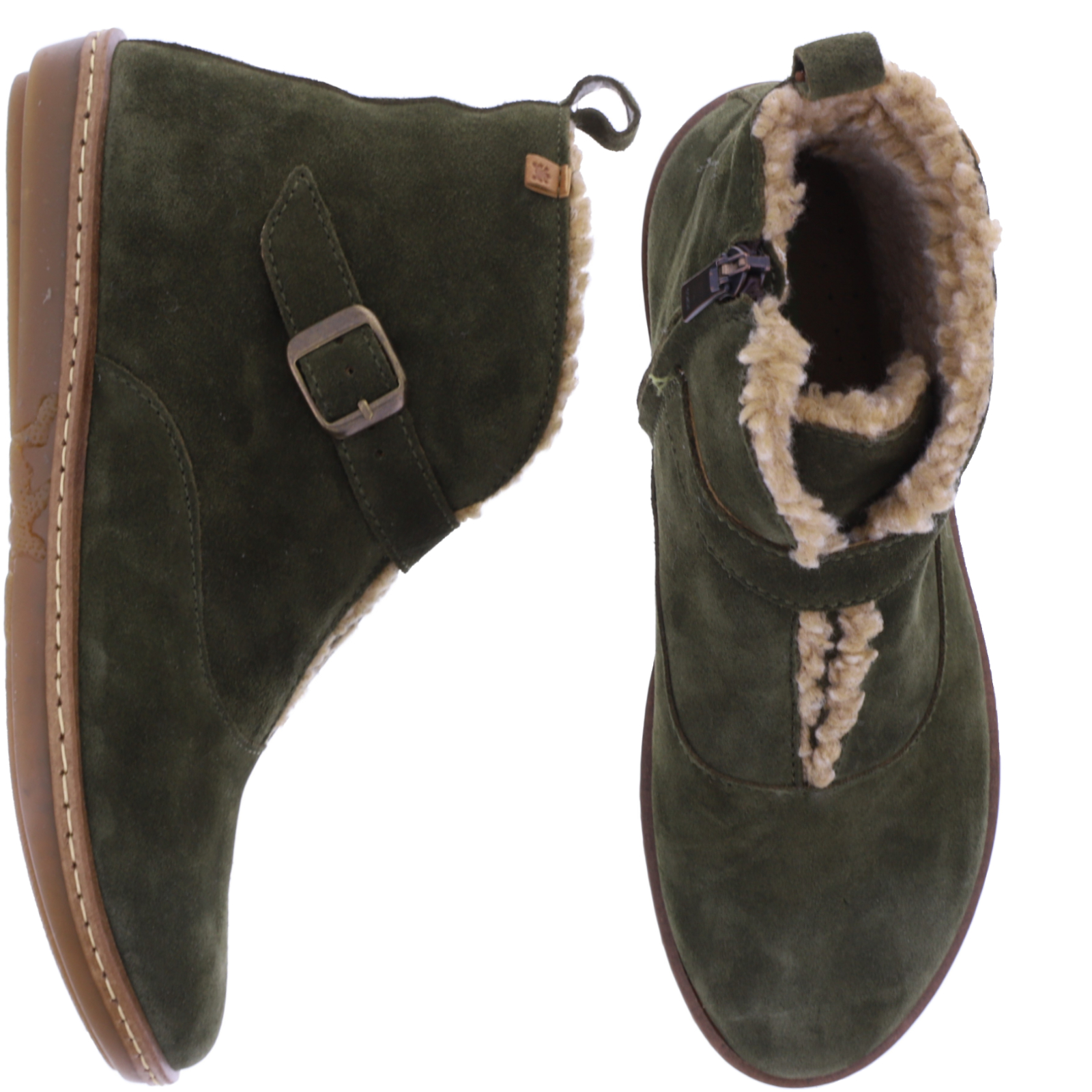 EL NATURALISTA Women's Leather Heel Boot – NF71 Style, Waterproof Leather, Made In Spain | Comfort Height Boot - View #5