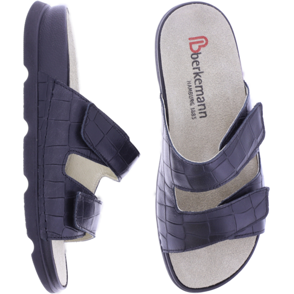 Berkemann | Sabatina | Schwarz Kalbsleder | Form: Palma | 04502-938 | Damen Pantoletten