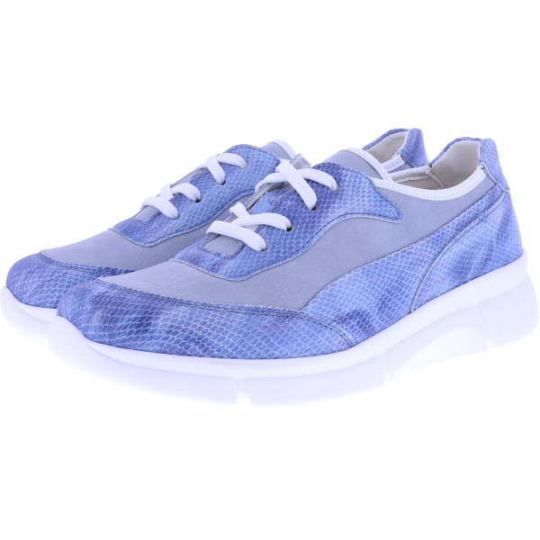 Berkemann / Modell: Vigga / Hellblau Leder-Stretch / Form: Marbella / 05122-354 / Damen Sneaker