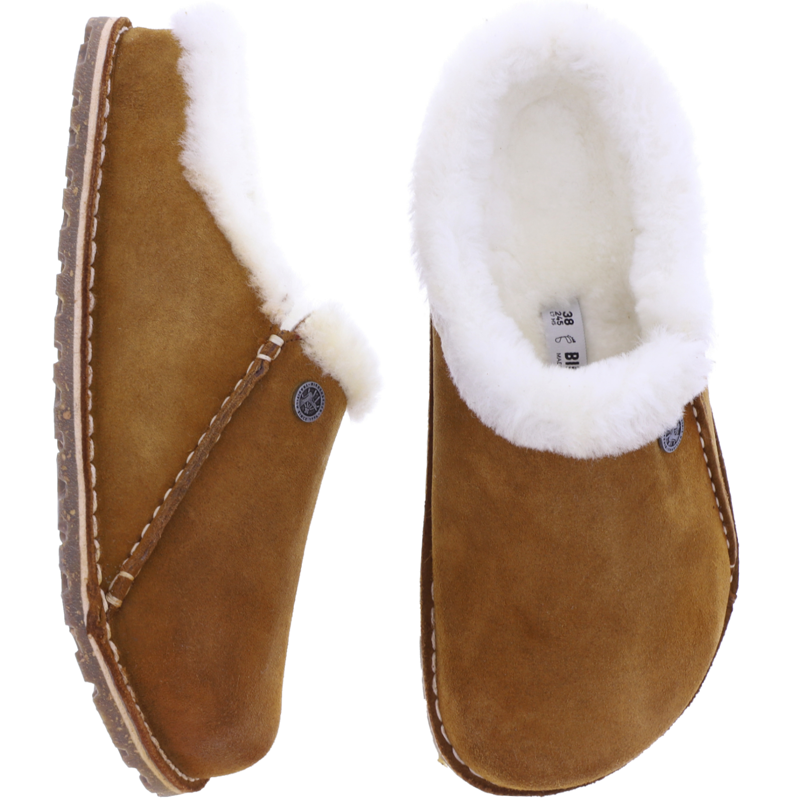 Birkenstock Zermatt Premium Mink-Braun Lammfellfutter 1023161