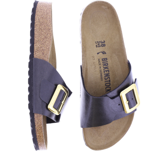 Birkenstock | Catalina Cushion Buckle | Graceful Licorice | Birko-Flor | Weite: Schmal | 1029481
