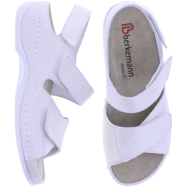 Berkemann | Rina | Desert-Beige | Leder-Stretch | Leisten: Melbourne | 01040-789 | Damen Sandalen