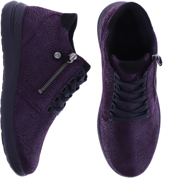 Fidelio | Hi Energy | Prugna-Lila | Leder | Multistretch | Weite: H | Damen Bootie