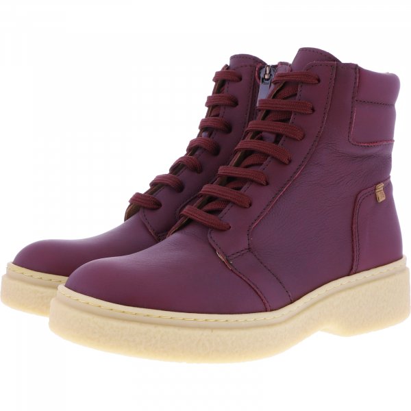 El Naturalista / Modell: N5900 Arpea / Cereza-Rot / Wax-Nappaleder / Damen Stiefel