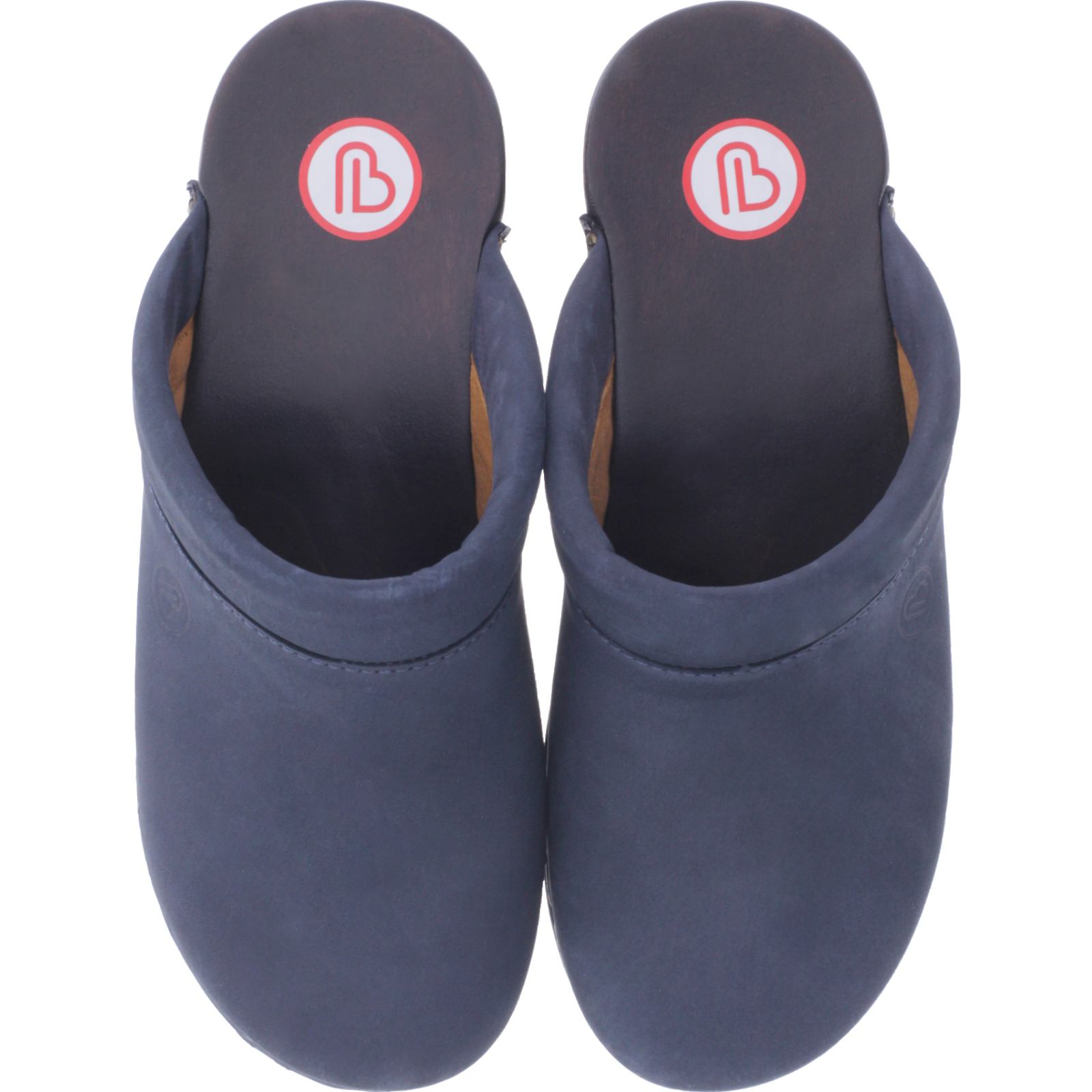 Berkemann Soft Toeffler Dunkelblau Nubukleder 00412