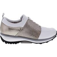 Xsensible Stretchwalker / Modell: Nice / White-Gold / Leder / Art: 300313-133 / Damen Sneakers