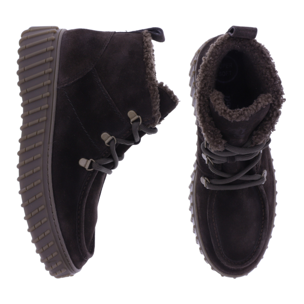 Paul Green | 5502-010 | Mocca-Braun | Weiches Kalbsleder | Damen Stiefeletten